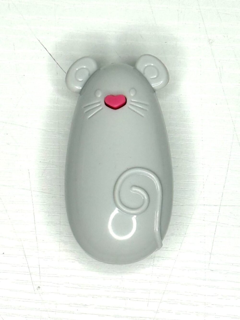 SMARTY KAT Mouse Laser Pointer Cat Kitty Toy Gray Tested